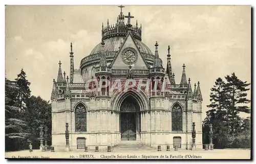 Cartes postales Chateau de Dreux Chapelle Saint Louis Sepulture de la Famille d Orleans