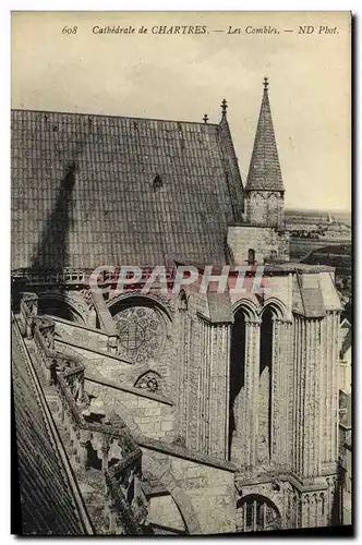 Cartes postales Chartres Cathedrale Les Combles