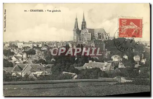 Cartes postales Chartres Vue Generale