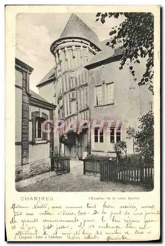 Cartes postales Chartres L Escalier de la Reine Berthe