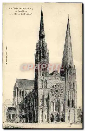 Cartes postales Chartres Cathedrale