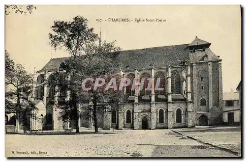 Cartes postales Chartres Eglise Saint Pierre