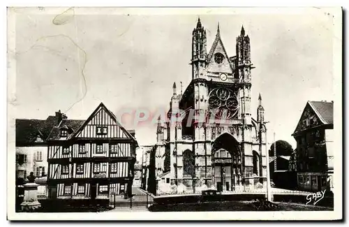 Cartes postales Vernon La Cathedrale Vitraux Renaissance Donjon