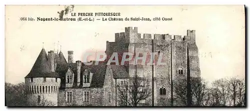 Cartes postales Nogent le Rotrou Le Chateau de Saint Jean Cote Ouest