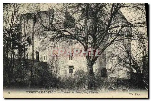 Cartes postales Nogent le Rotrou Chateau de Saint Jean L Entree