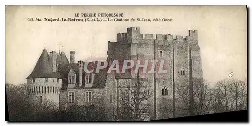 Cartes postales Nogent le Rotrou Chateau de Saint Jean Cote Ouest