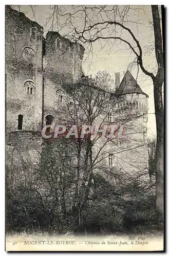 Cartes postales Nogent le Rotrou Chateau de Saint Jean Cote Ouest