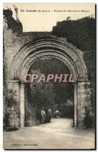 Ansichtskarte AK Coulombs Portail de L Ancienne Abbaye