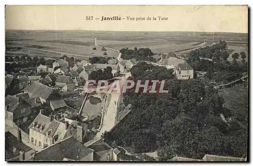 Cartes postales Janville Vue Prise de la Tour