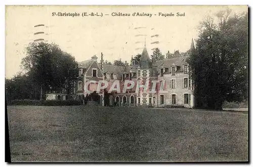 Cartes postales ST Christophe Chateau D Aulnay Facade Sud