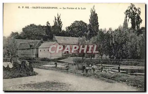 Cartes postales Saint Christophe La Ferme et le Loir