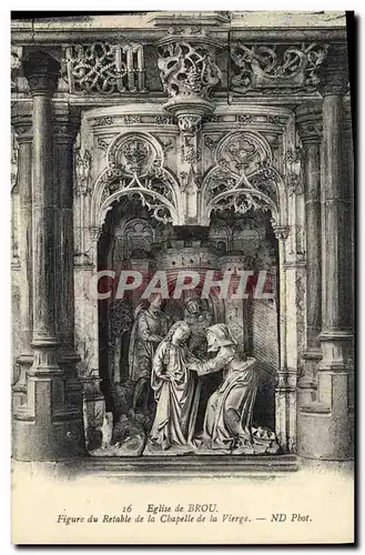 Ansichtskarte AK Bourg Eglise de Brou Retable de la Chapelle de la Vierge