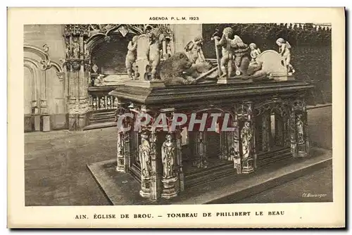 Ansichtskarte AK Eglise de Brou Tombeau De Philibert Le Beau