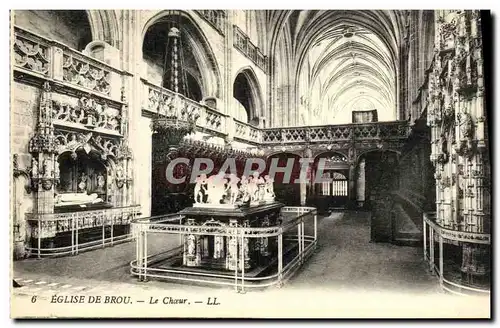 Cartes postales Eglise De Brou Le Choeur