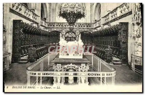 Cartes postales Eglise De Brou Le Choeur