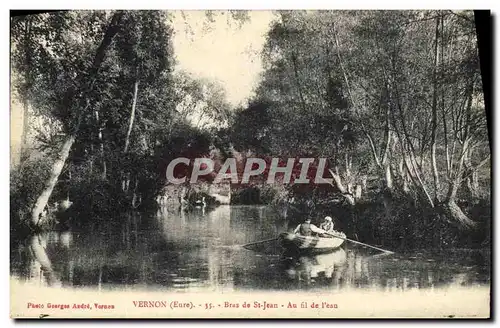 Ansichtskarte AK Vernon Bras de St Jean Au fil de l eau