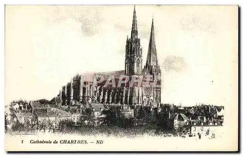 Cartes postales Cathedrale de Chartres