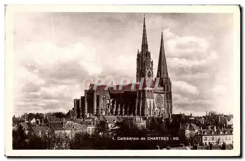 Cartes postales Cathedrale de Chartres