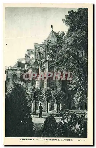 Cartes postales Cathedrale de Chartres L Abside