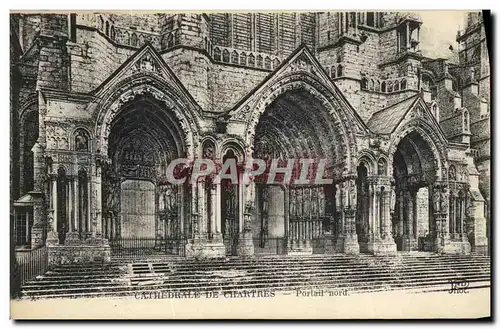 Ansichtskarte AK Cathedrale de Chartres Portail nord