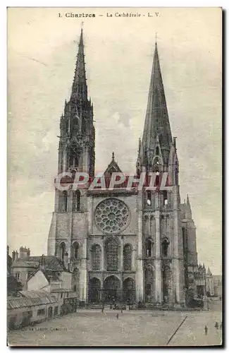 Cartes postales Cathedrale de Chartres La Cathedrale