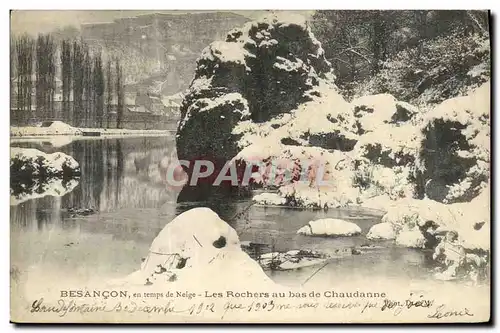 Cartes postales Besancon Les Rochers au Bas de Chaudanne