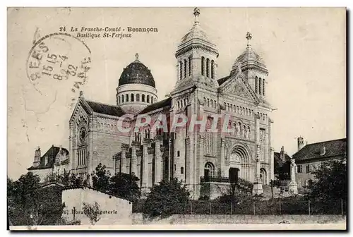 Cartes postales Besancon La Franche Basilique St Ferjeux