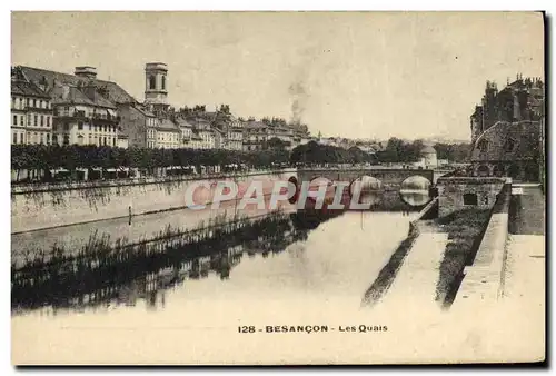 Ansichtskarte AK Besancon Les Quais