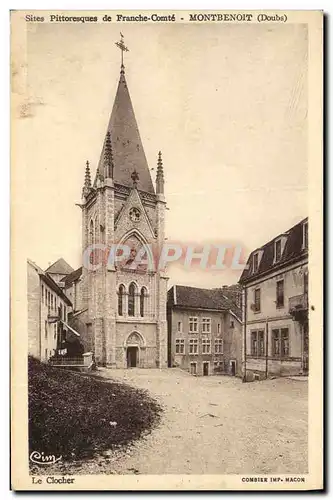 Cartes postales Le Clocher Montbenoit