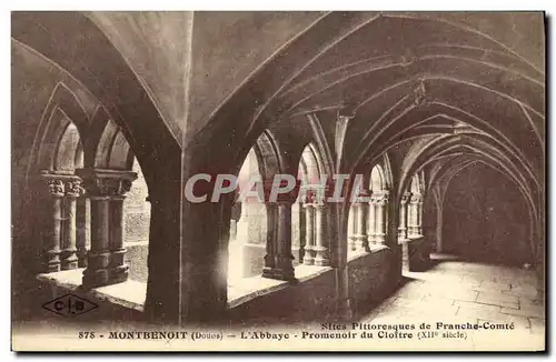 Cartes postales Montbenot L Abbaye Promenoir du Cloitre