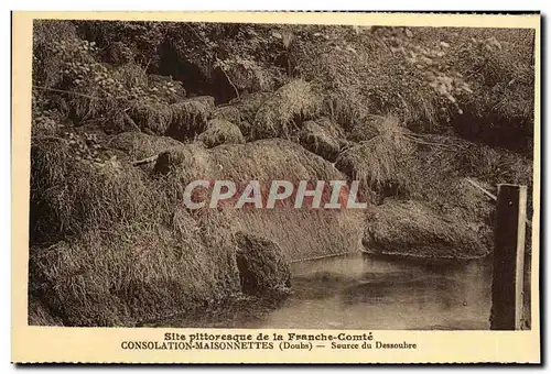 Cartes postales Consolation Maisonnettes Source du Dessoubre