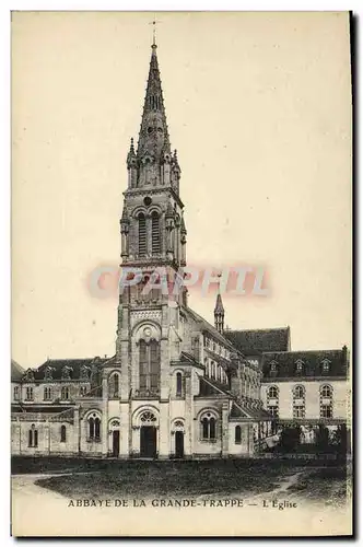 Cartes postales Abbaye de la Grande Trappe L eglise