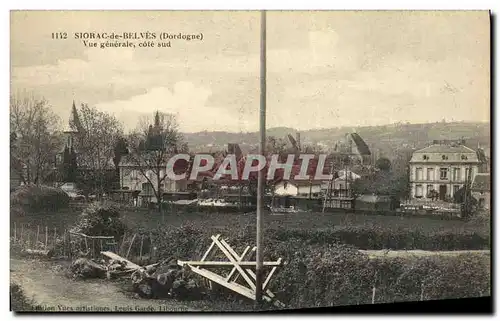 Cartes postales Siorac de Belves Vue Generale