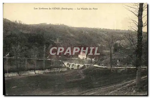 Ansichtskarte AK Les Environs de Genis Le Moulin du Pont