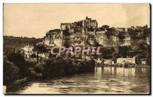 Cartes postales Beynac Chateau de Vu Du Pont du Chemin de fer