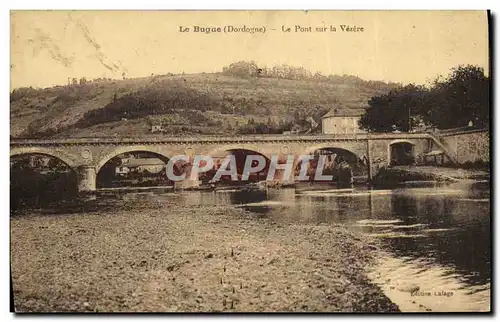 Ansichtskarte AK Le Bugue Le Pont sur la Vezere