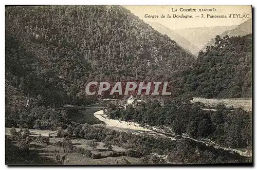 Cartes postales Gorges de la Dordogne Panorama d Eylac