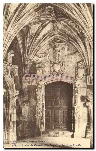 Ansichtskarte AK Cloitre de Cadouin Porte du Crucifix