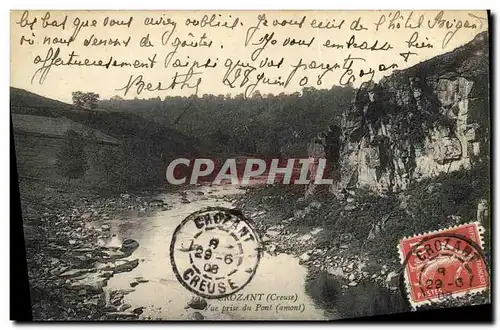 Cartes postales Crozant Vue Prise du Pont