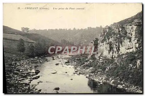 Cartes postales Crozant Vue Prise du Pont