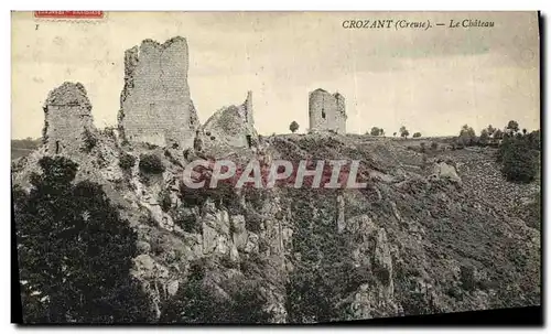 Cartes postales Crozant Le Chateau