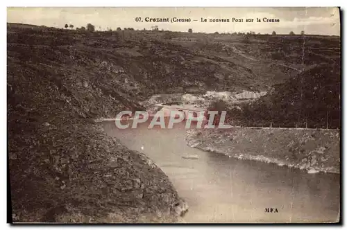 Cartes postales Crozant Le Nouveau Pont sur Creuse