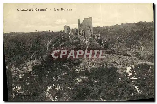 Cartes postales Crozant Les Ruines