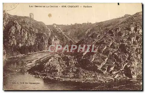 Cartes postales Crozant Les Bords De La Creuse