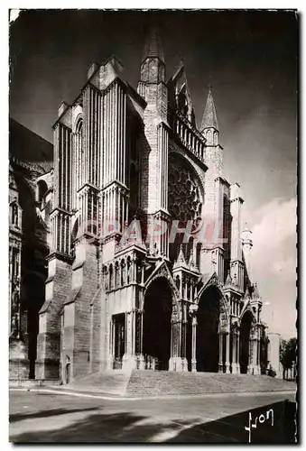 Moderne Karte Chartres La Cathedrale Portail Sud