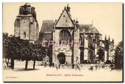 Cartes postales Nogent le Roi Eglise St Sulpice