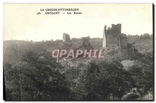 Cartes postales Crozant Les Ruines