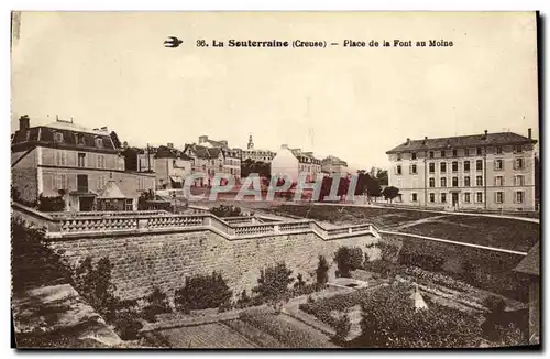 Cartes postales La Souterraine Place de la Font au Moine