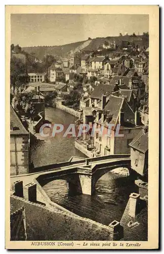 Cartes postales Aubusson Le Vieux Pont de la Terrade