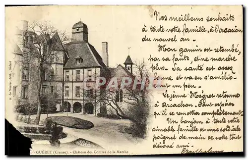 Cartes postales Gueret Chateau des Comtes de la Marche